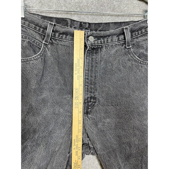 Gitano High Waist Mom Jeans Womens Size 16 Short Relaxed‎ Fit Faded Black Denim - Picture 12 of 14